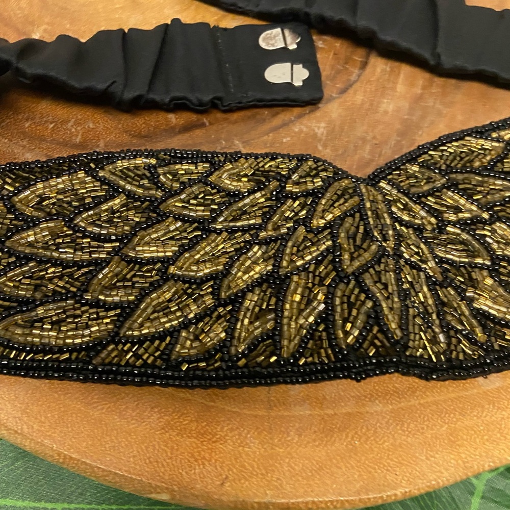Unbranded Vintage Beaded 80’s Belt. Sz:ML - Picture 2 of 5